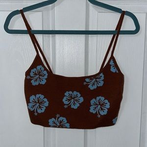 Pacsun Knit Crop Tank Top - Size Small